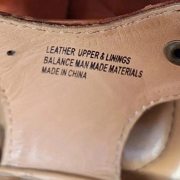 Born Brown/Camel Colored Crown Genuine Leather Wedge Size 9 - Picture 6 of 16